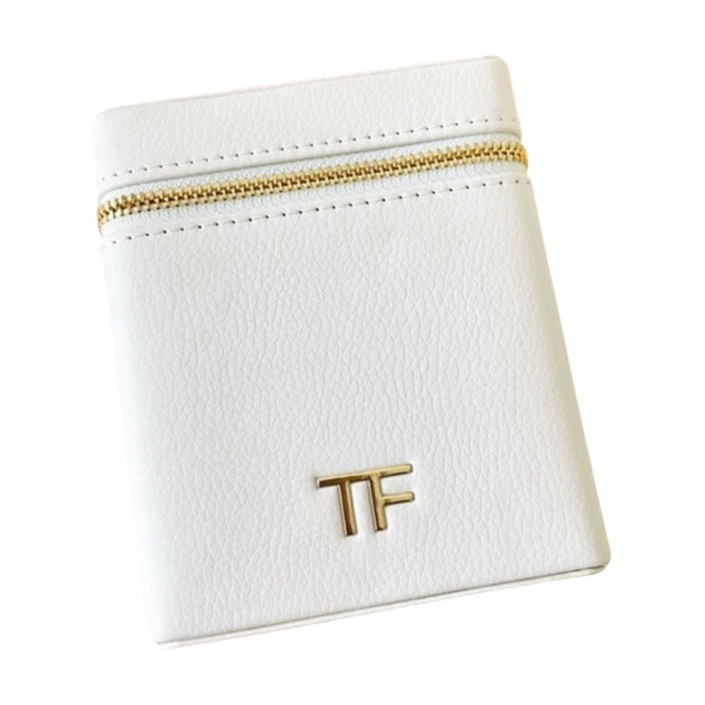 Tom Ford Beauty Zip Belt Bag/Cosmetic
Case White